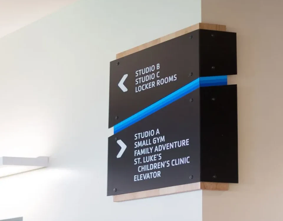 ACP Box with Vinyl Cut Letters in Dubai