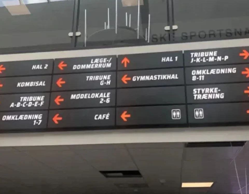 Metal Light Box with Acrylic Letters in Dubai