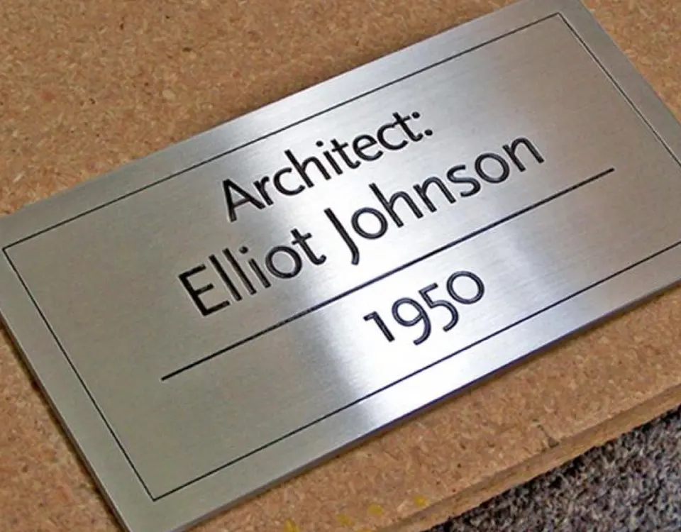 Aluminum Profile with Vinyl Letters in Dubai