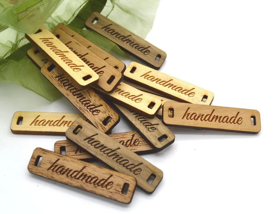 Solid Wooden Label with Engraving in Dubai