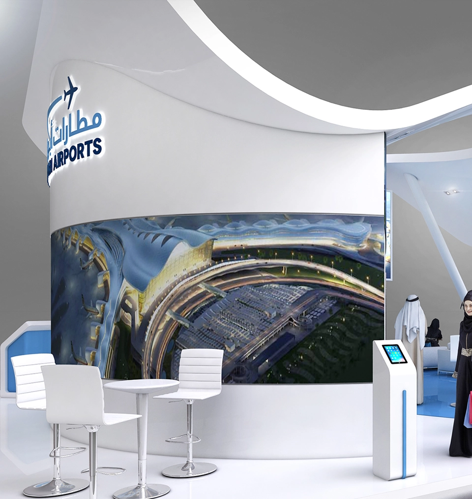 Exhibition stand graphics in Dubai