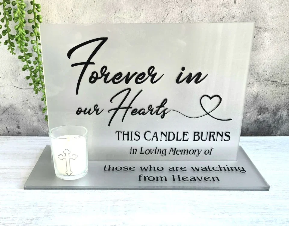 Frosted Acrylic + Vinyl Cut Letters in Dubai