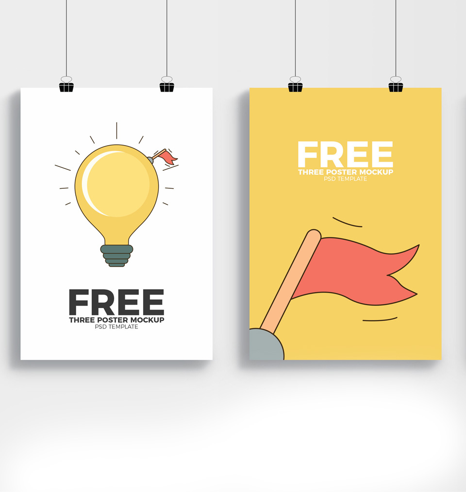 Hanging poster design in dubai