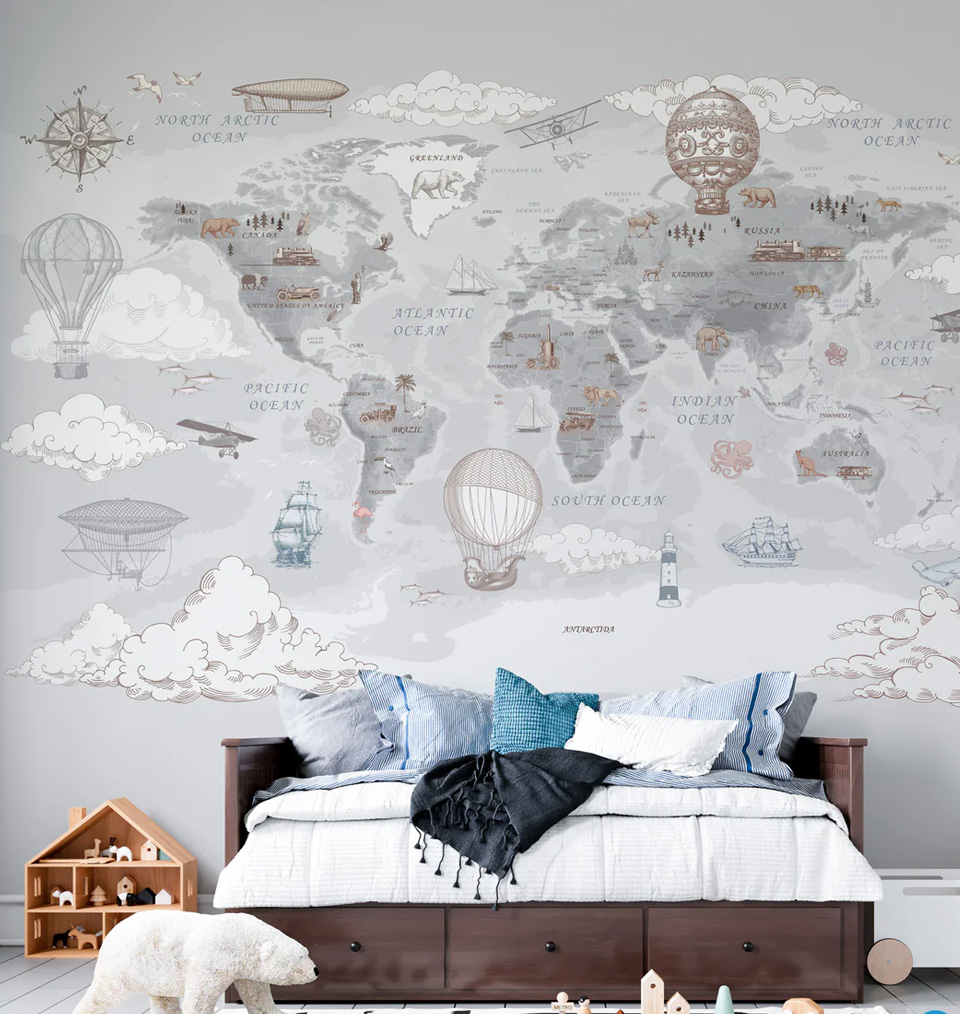 Kids Room wallpaper design in Dubai