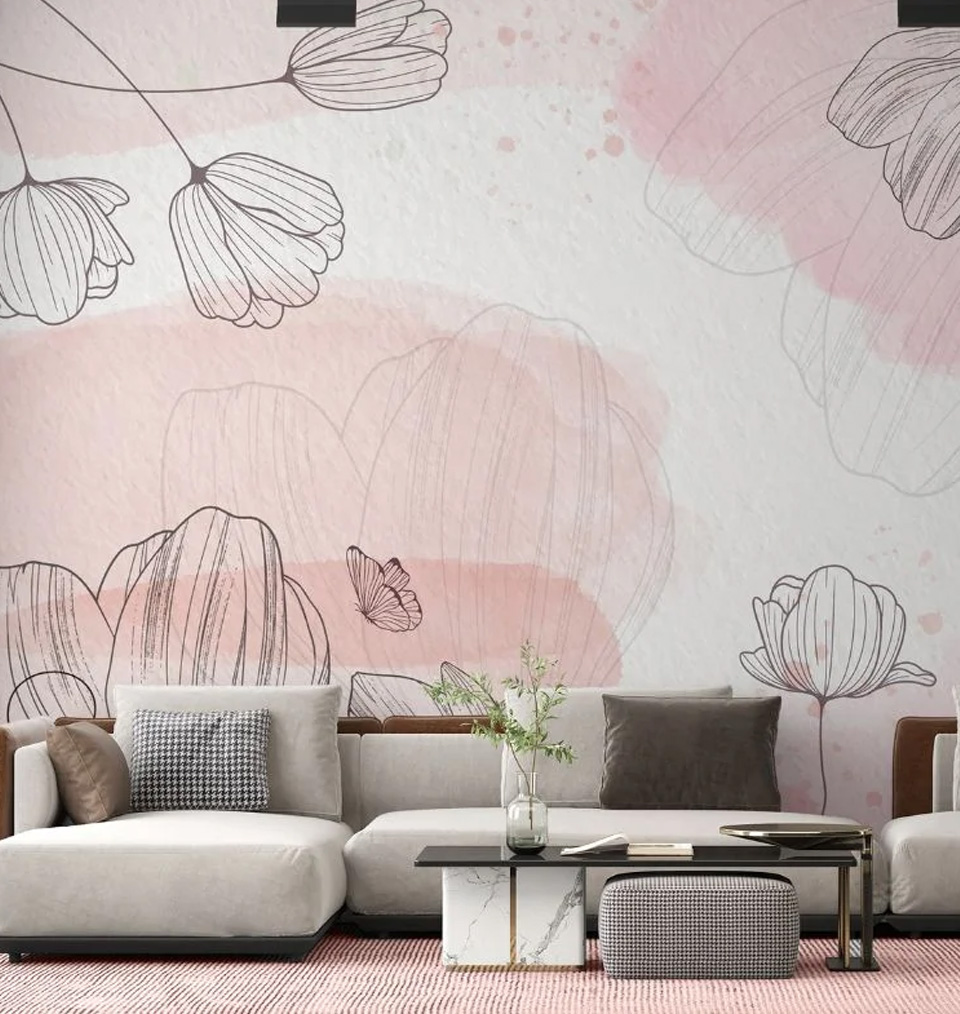 Living wallpaper design in Dubai