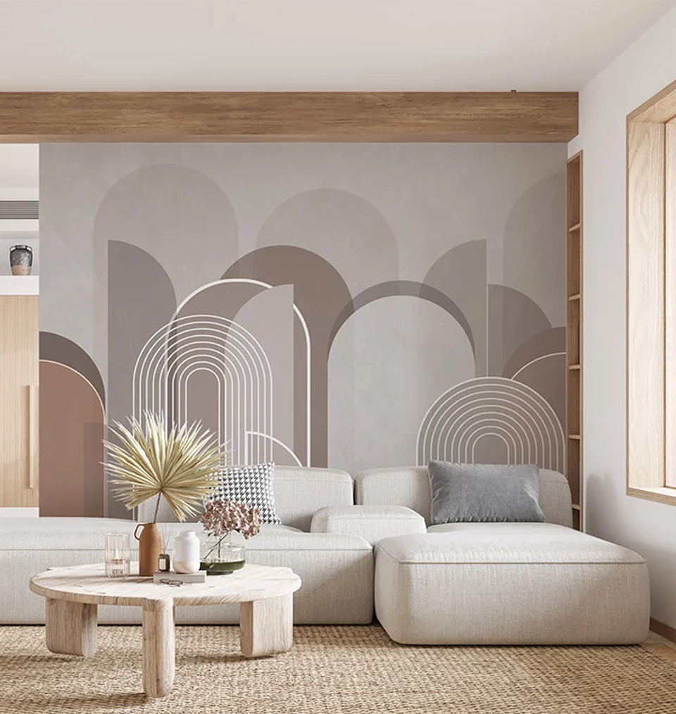 Living wallpaper design in Dubai