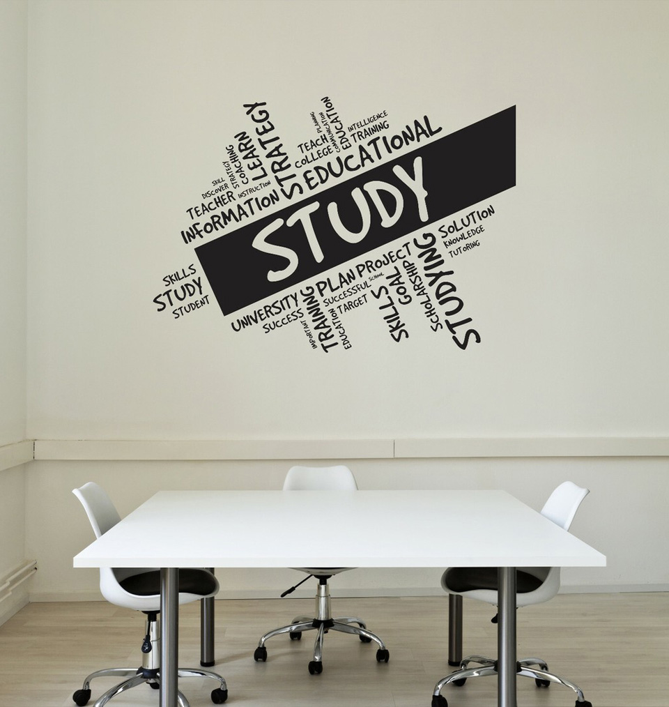 Wall vinyl lettering in dubai